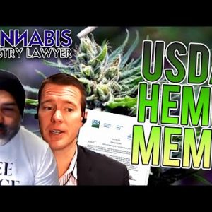 USDA Hemp Memo – Cannabis Legalization News, May 28, 2019,